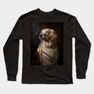 Royal Portrait of a Golden Retriever Long Sleeve T-Shirt